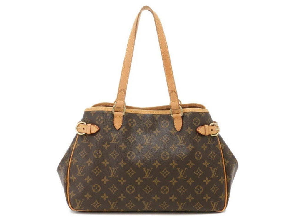 Louis Vuitton Shoulder Horizontal Batignolles Bag Monogram Brown